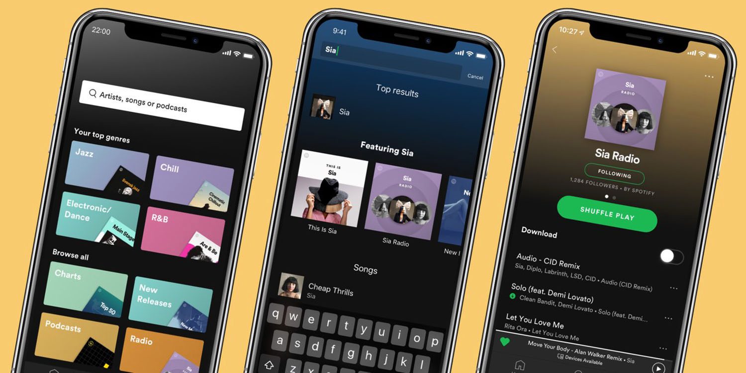 New version of Spotify app puts podcasting and music on equal footing.